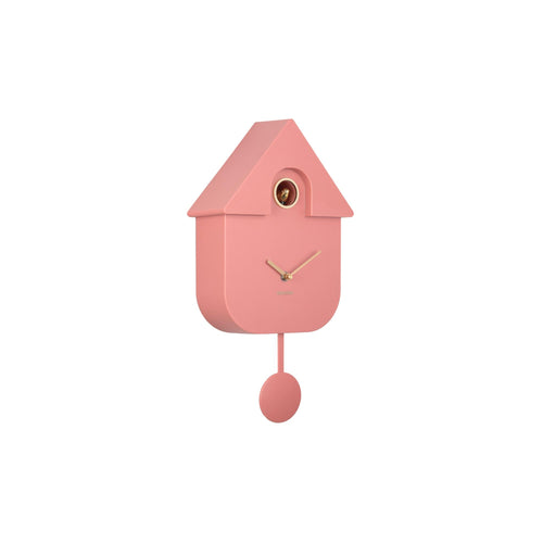 Karlsson wandklok Modern Cuckoo Oro - roze - 21.5x8.5x41cm