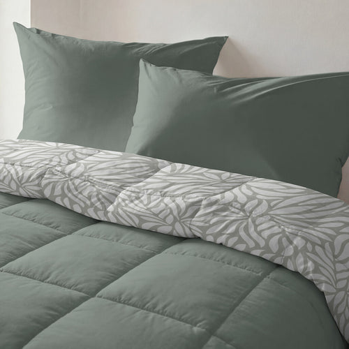 Byrklund - Dekbed zonder overtrek Clean Leaves - 140x200 cm - Groen