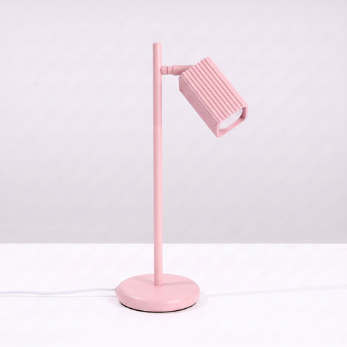 Sollux Lighting Tafellamp RAYO roze - 14,5x14,5x43cm