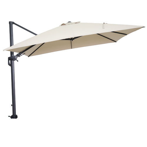 Garden Impressions zweefparasol Hawaii ecru 3x3 m incl 90 kg voet en hoes - vtwonen shop