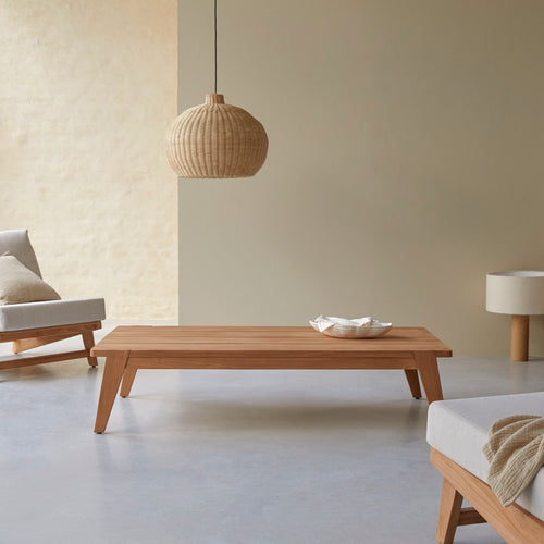 Tikamoon Salontafel van massief teakhout - Lichtbruin - vtwonen shop