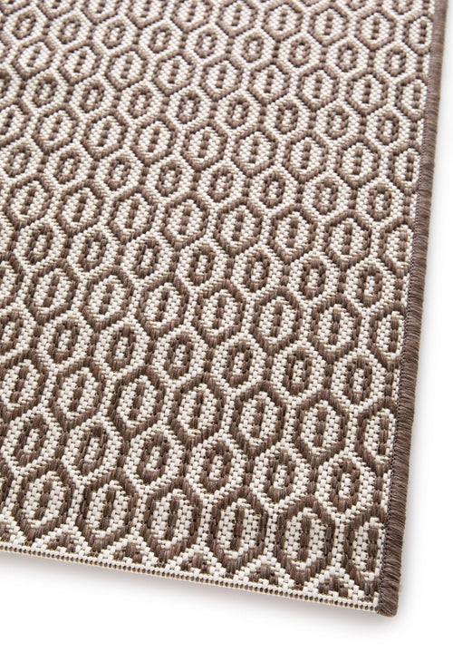 AFK Living vloerkleed Marbella - voor binnen en buiten - kastanje - 160 x 230 cm
