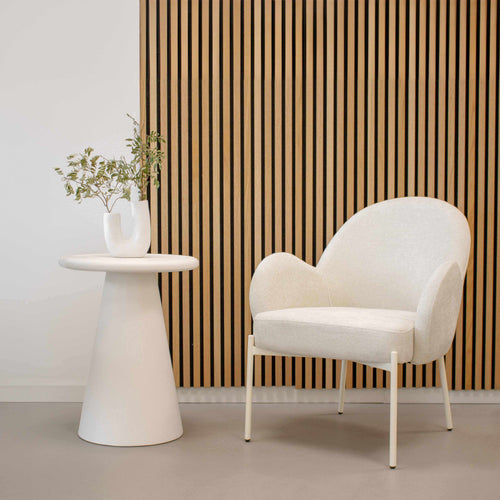 Kick fauteuil Bronx - Crème - vtwonen shop