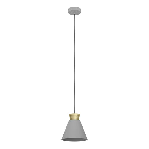 EGLO hanglamp Twicken - e27 - ø 22 cm - grijs/goud -staal