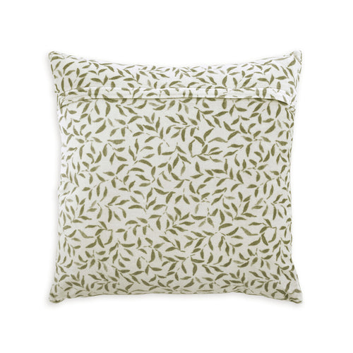 Walra - Sierkussen Soft Leaf - 45x45 cm - Groen