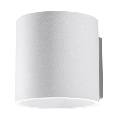 Sollux Lighting Wandlamp ORBIS 1 wit - 10x12x10cm