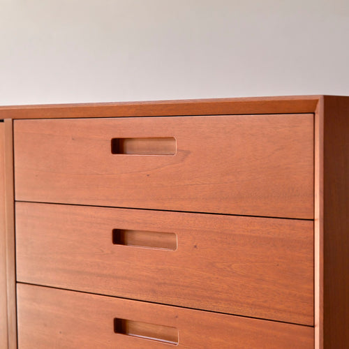 Tikamoon Massief mahoniehouten buffet 200 cm - Naturel