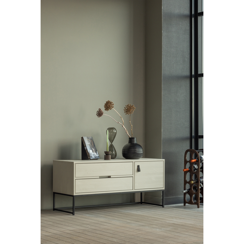 WOOOD tv-meubel Silas - Grenen - Dust - 55x120x44 - vtwonen shop