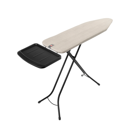 Brabantia Strijkplank B, 124x38 cm, solide stoomunithouder - Denim Grey