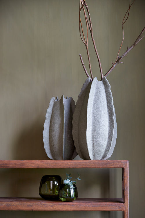 Light & Living vaas KELAPA - Ø31x53cm - groen