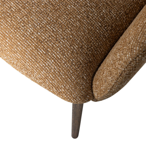 WOOOD eetkamerstoelen houten bruinen poot Murat - Geel - Set van 2 - vtwonen shop