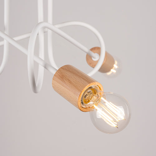 Sollux Lighting Kroonluchter EMBER 3 wit - 14x56x26cm