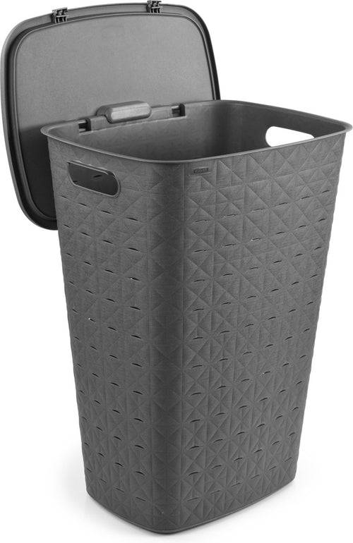 Curver Softex Wasbox - 56L - 43,8x34x59,9cm - Antraciet - vtwonen shop