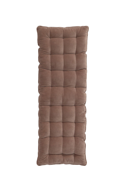 Calma House Bankkussen Velour - Bruin - 40x120x4