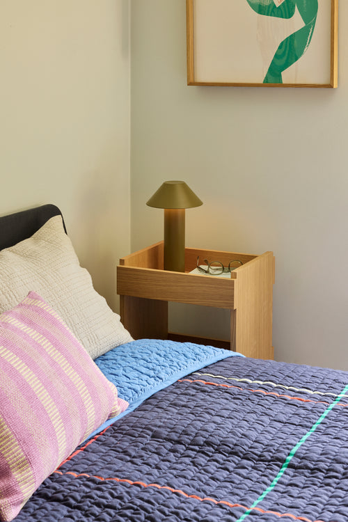 Hübsch trolley Forma - mdf/eik fineer/eikenhout - 40x35xh70cm