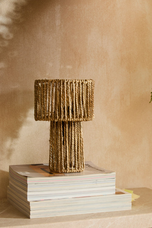Calma House Tafellamp met CE-stekker Far - Naturel - 23x15