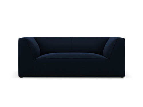 Micadoni Bank Ruby 2-zits, flueel, koningsblauw - 93x174x69cm
