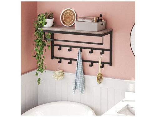 Ylumen kapstok Wesly -  30  x 42   cm - zwart grijs - vtwonen shop