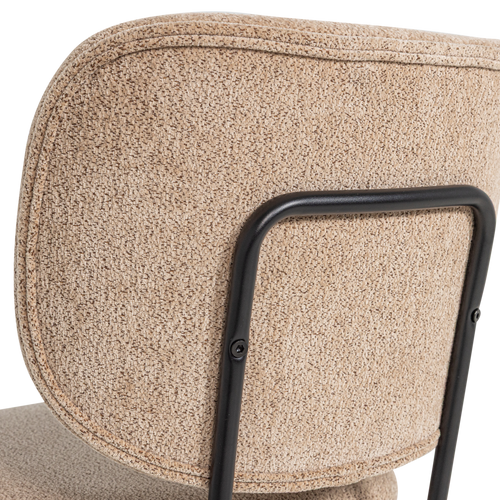 WOOOD eetkamerstoel armleuning zand Brint - Set Van 2 - 80x63x58