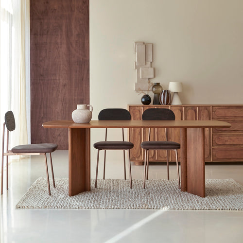 Tikamoon Tafel in massief acacia voor 6 personen - Bruin - vtwonen shop