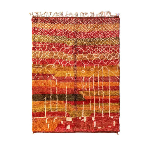 AFK Living vloerkleed Berber - handgemaakt - Wol - 250 cm x 350 cm