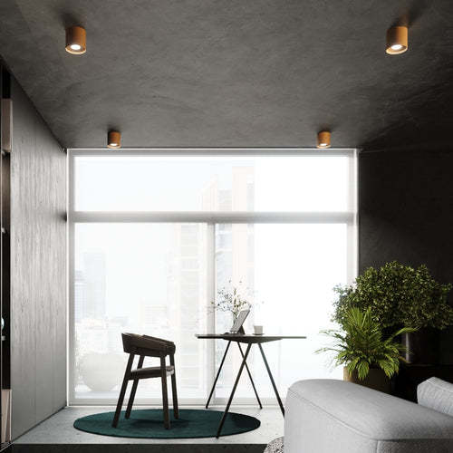 Sollux Lighting Plafondlamp MIKA goud - 12x12x11cm
