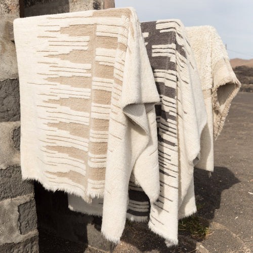 Lorena Canals wasbaar vloerkleed Nomad Zagros Naturel-Sandstone