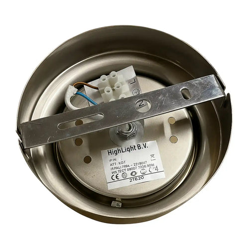 Highlight plafondlamp Deco - 1 lichts - 30  x 24   cm - mat chroom wit - vtwonen shop