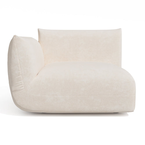 Sia Home -  NOOMA - Chenille fluweel - Crème - 108cm - vtwonen shop