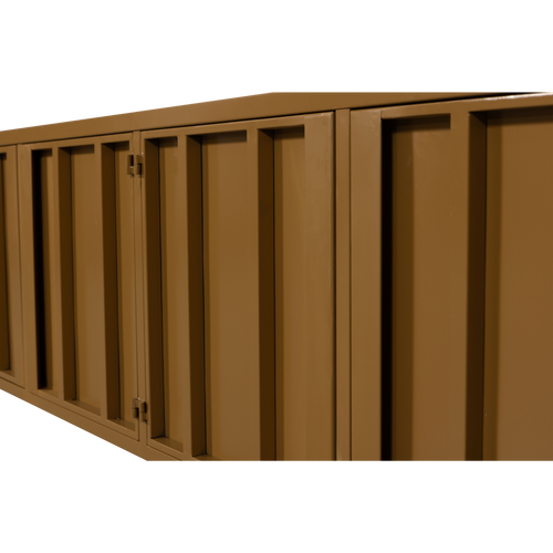 WOOOD tv-meubel Level - Metaal - Honinggeel - 44x160x44 - vtwonen shop