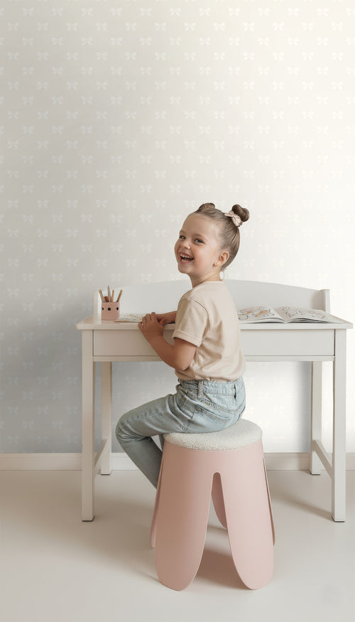 Origin Wallcoverings behang strikjes zilver - 53 cm x 10.05 m - 346845