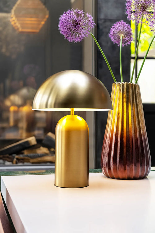 Artdelight tafellamp Best - 2 lichts - 35  x 50   cm - mat goud - vtwonen shop