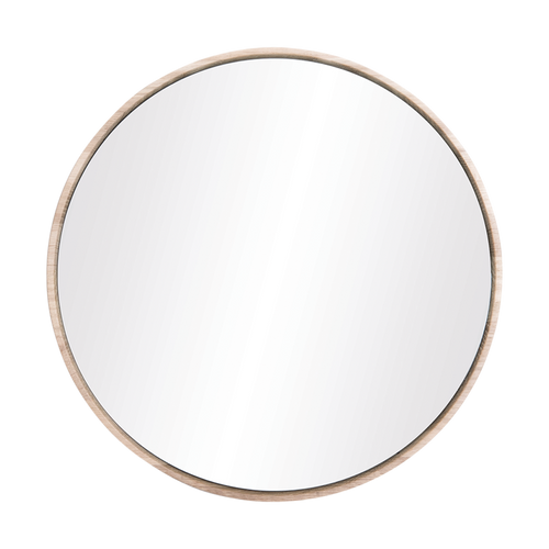 Gazzda Look mirror - wandspiegel whitewash - Ø 22 cm - vtwonen shop