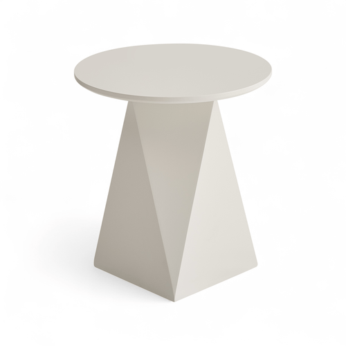 Furnhouse salontafel set Aura - Crème wit - Ø 50/80 cm