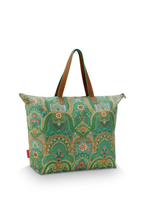 Pip Studio - Tilda Tote Bag Dames - Jabali - Groen - 66x20x44cm - vtwonen shop