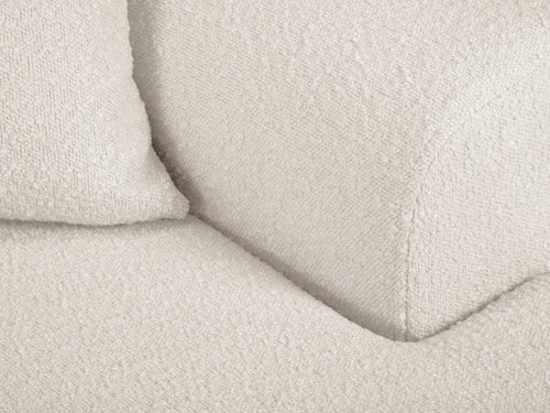 Cosmopolitan Design Converteerbare hoekbank rechts met opbergdoos Kyoto 4-zits, boucle, beige - 145x241x88cm