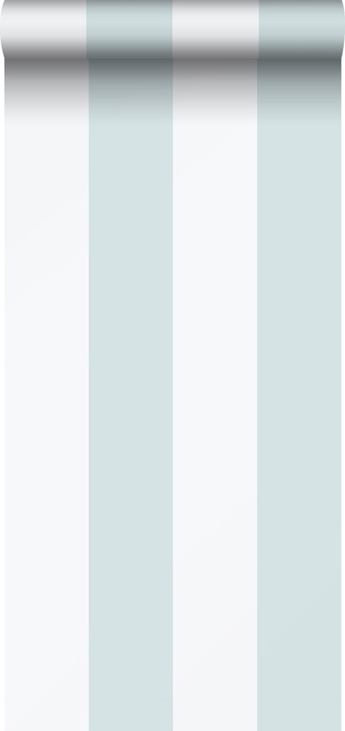 Sanders & Sanders behang strepen lichtblauw en wit - 53 cm x 10.05 m - 640658
