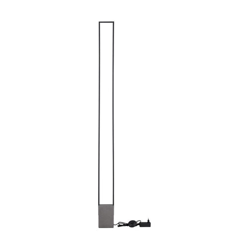 Nova Luce LITHOS Geïntegreerde LED-vloerlamp, zwart, donker antraciet, LED 26W 1431lm 3000K