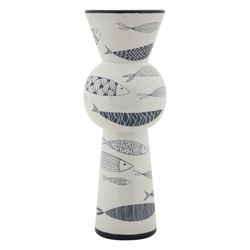 Mauro Ferretti vaas - 14x38,5 cm - wit