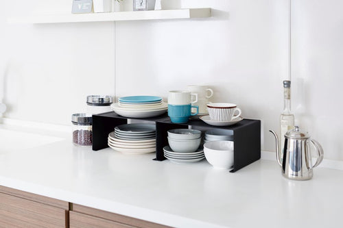 Yamazaki Stapelbaar Keukenrekje - Tower - Zwart