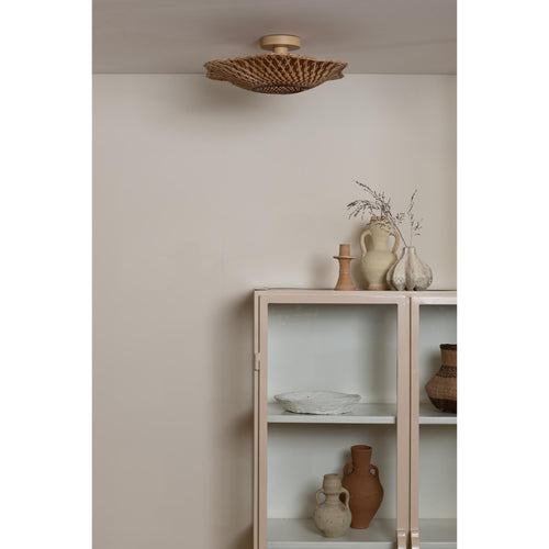 GOOD&MOJO plafonniere MADURA - bruin - Ø44cm - vtwonen shop