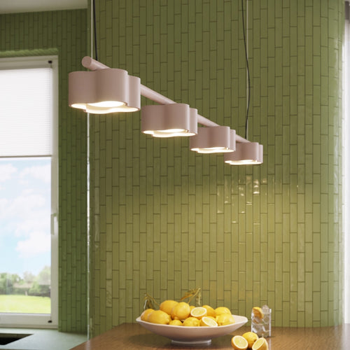 Sollux Lighting Kroonluchter OVIO 4 taupe Gx53 - 122x12x208cm