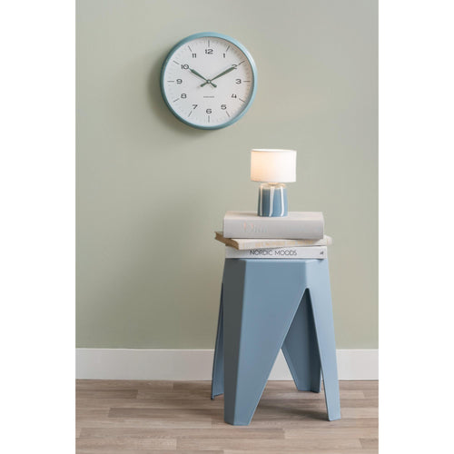 Karlsson wandklok Modern Factory - blauw - Ø30cm - vtwonen shop
