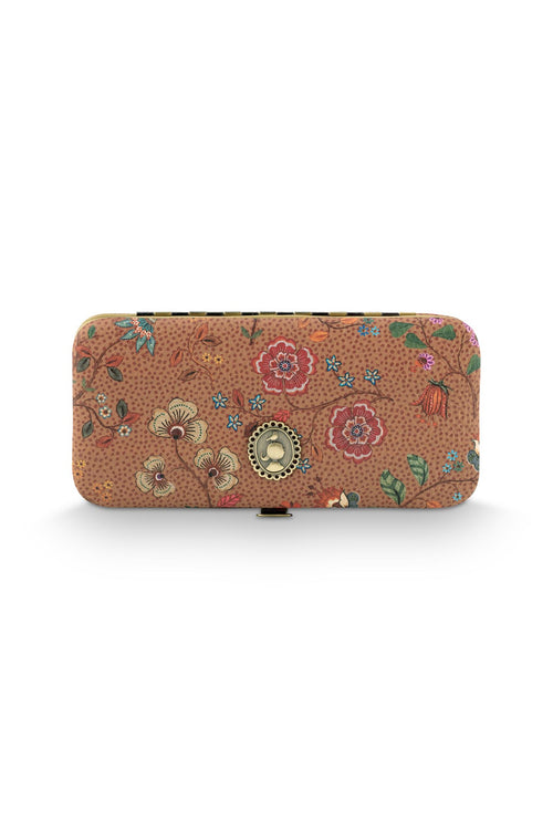 Pip Studio Manicureset Flora Bangalore Mini Dames - Zand - 15x2x7,5 cm