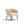 Premium Interiors - Fauteuil MILO - krullend fluweel crème 73.5cm