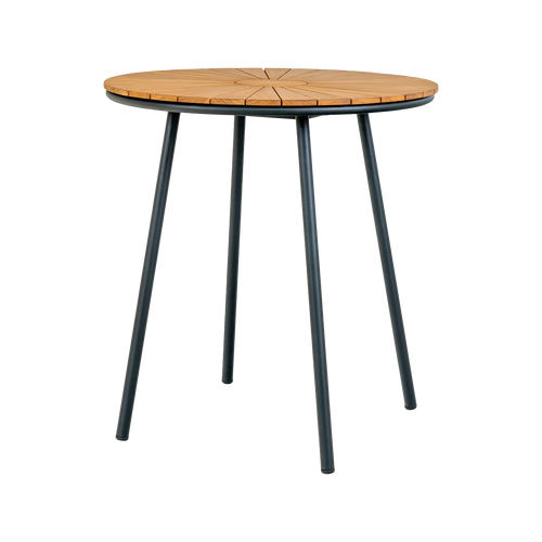 Artichok Matteo Tuintafel Bruin - Metaal - Teakhout - vtwonen shop