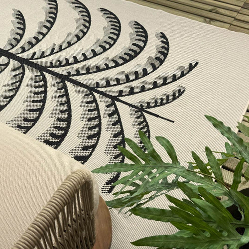 Buitenkleed Breeze zwart/wit - Interieur05 - 200 x 290 cm - vtwonen shop