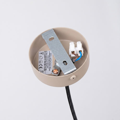 Sollux Lighting Hanglamp ARCHE 1 taupe - 8x8x120cm