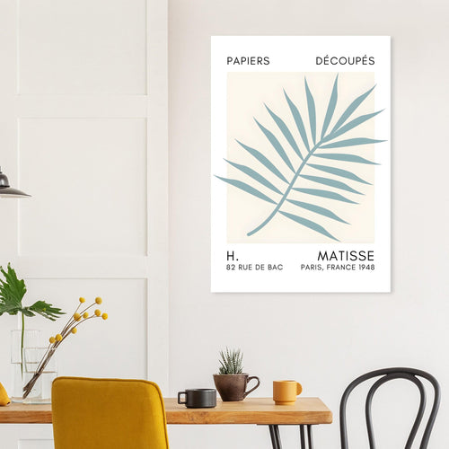 Artfulprints  Matisse – Floral reef turquoise   poster 50x70 cm - vtwonen shop