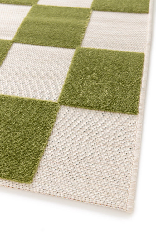AFK Living vloerkleed Kleine Tegels - voor binnen en buiten - groen - 160 x 230 cm
